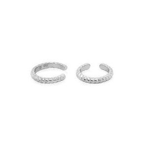 NWT Ana Croissant Ear Cuffs - Sterling Silver